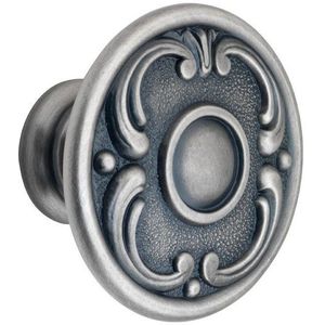 Meubelknop Giotto 28mm patiné oud zilver