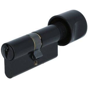 DOM Plura knopcilinder K45/30 SKG3 zwart
