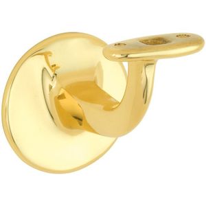 Leuninghouder Elegant vlak M8 messing ongelakt
