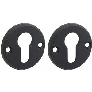 Set van twee PC-plaatjes Facet BB mat zwart