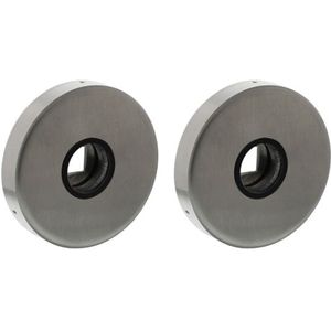 Intersteel - Rozetten - RVS - Ø53x10mm - Verdekt met Nokken en Veer