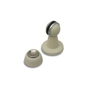 Deurvastzetter magnetisch 80mm crème wit
