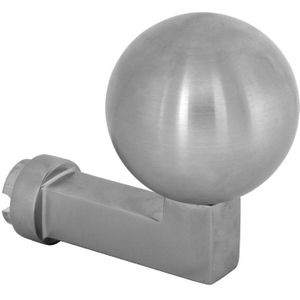 Knop Bauhaus kogel tbv SKG schild mat nikkel PVD