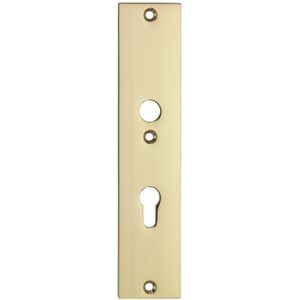 SKG3 rechthoekig schild PC55 binnen messing ongelakt