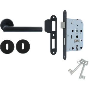 ODShop set klavier dag en nachtslot + deurklink Modern haaks & sleutelplaatjes