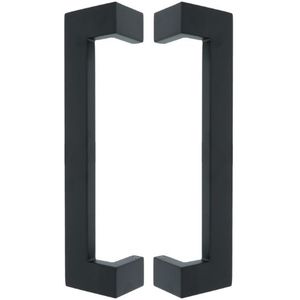 Deurgreep Aerina dubbel 250mm mat zwart