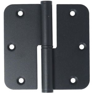 Paumellescharnier Zwart 89x89 Links