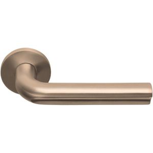 Deurklink David Rockwell ECLIPSE DR101-G op rozet PVD licht brons