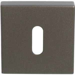 Sleutelplaatje vierkant 53x53x10 brons