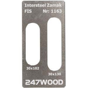 247WOOD FIS inleg 130x30 voor BSW/Intersteel