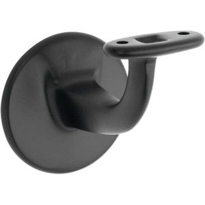 Leuninghouder Elegant vlak M8 mat zwart