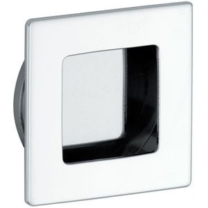Schuifdeurkom vierkant 30mm glans chroom