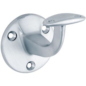 Leuninghouder Elegant hol opschroevend mat chroom