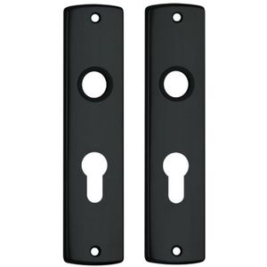 AXA Schilden Curve PC55 Aluminium Zwart