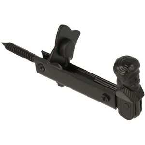 AMIG Luikvastzetter 157x60 mm zwart