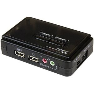 Startech 2 Port USB KVM Switch w/ Audio, SV211KUSB