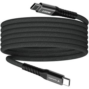 Verbatim USB-Kabel Sync & Charge Cable, USB-C, 100W, Magnetic, 1,2m, Zwart