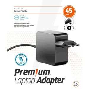 Premium AC Adapter, nr 16, Lenovo, 45W, 4,0mm x 1,7mm