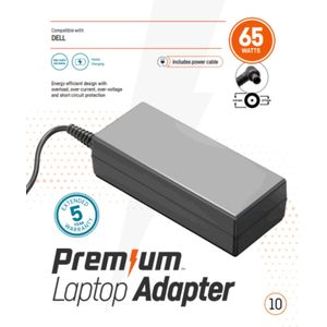 Premium AC Adapter, nr 10, Dell, 65W, 4,5 x 2,7mm