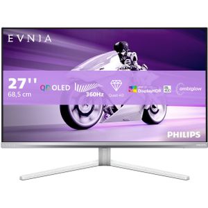 PHILIPS 27" Evnia 27M2N8500/00, QHD, 360Hz, OLED, Hoogte, Wit