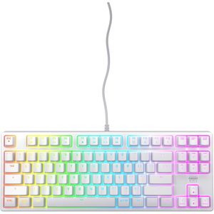 CHERRY K4V2 TKL toetsenbord Gamen USB QWERTY Amerikaans Engels Wit