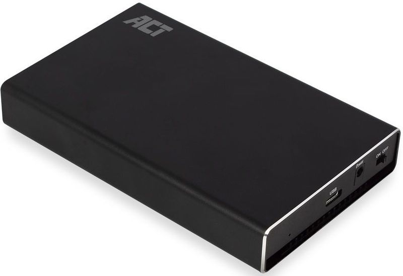 ACT AC1220 behuizing voor opslagstations HDD-/SSD-behuizing Zwart 2.5"