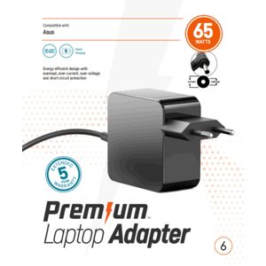 Premium AC Adapter, nr 6, Asus, 65W, 4.0 x 1,35mm