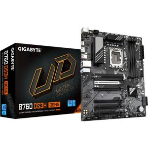 Gigabyte B760 DS3H Gen 5 - Moederbord - Ondersteunt Intel Core 14e generatie CPU's - Tot 5600MHz DDR5