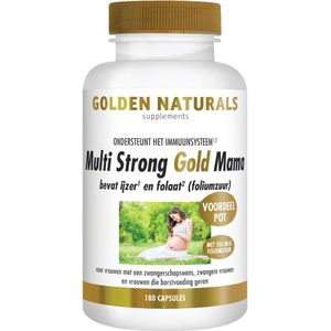 Golden Naturals Multi Strong Gold Mama (180 veganistische capsules)
