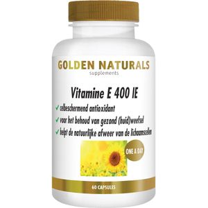 Golden Naturals Vitamine E 400 IE (60 softgel capsules)