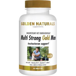 Golden Naturals Multi Strong Gold Man (60 vegetarische tabletten)