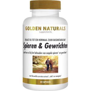 Golden Naturals Spieren & Gewrichten (60 capsules)