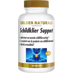 Golden Naturals - Schildklier Support - 180 Tabletten - Vitamine B