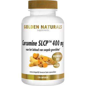 Golden Naturals Curcumine SLCP 400 mg (120 veganistische capsules)