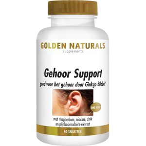 Golden Naturals Gehoor Support (60 veganistische tabletten)