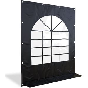 Partytent zijwand met raam | 2m breed | 2m hoog | PVC Premium