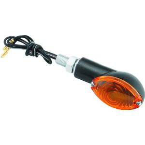 BikeMaster Ministalk Marker Light Oval - Black/Amber - 266016
