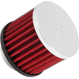 K&N 1.375 inch ID 3 inch OD 2.5 inch H Clamp On Crankcase Vent Filter - 62-1440