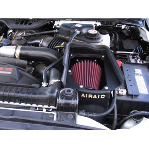 Airaid 03-07 Ford Power Stroke 6.0L Diesel MXP Intake System w/o Tube (Oiled / Red Media) - 400-131-1