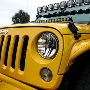 KC HiLiTES 07-18 Jeep JK (Not for Rubicon/Sahara) 7in. Gravity LED DOT Headlight (Pair Pack System) - 42351