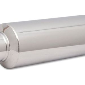 Vibrant SS Resonator (Standard Design) 3in inlet/outlet x 18in long w/ 5in OD resonator body - 17950