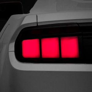 Raxiom 15-22 Ford Mustang Profile LED Tail Lights - Gloss Black Housing (Smoked Lens) - 402183