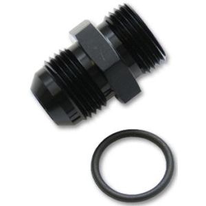 Vibrant -16AN Flare to AN Straight Cut Thread (1-1/6-12) w/ O-Ring Adapter Fitting - 16844
