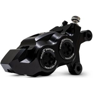 Performance Machine 08-23 FL,18-24 M8 Softail,06-17 VRod 137x4B Rce Series Monobloc Caliper Right BK - 0053-2958-MB