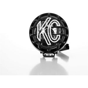 KC HiLiTES Rally 400 4in. Round Halogen Light 55w Spread Beam (Single) - Black - 1490