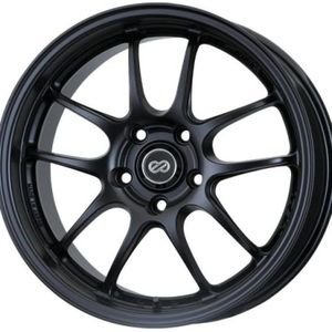 Enkei PF01 18x10.5 5x114.3 38mm Offset Matte Black Wheel - 460-8105-6638BK