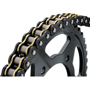 BikeMaster 525x120 BMXR X-Ring Chain - Black/Gold - 197349