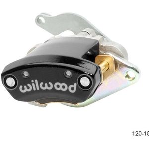 Wilwood Caliper - MC4 Mechanical Left Hand - Black 1.19in Piston 1.10in Rotor - Black - 120-15485-BK