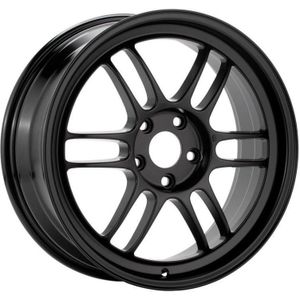 Enkei RPF1 17x9 5x114.3 45mm Offset 73mm Bore Matte Black Wheel  RX8 - 3797906545BK