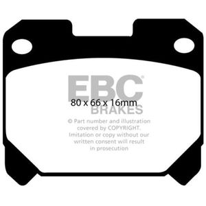 EBC 93-98 Toyota Supra 3.0 Twin Turbo Redstuff Rear Brake Pads - DP31005C